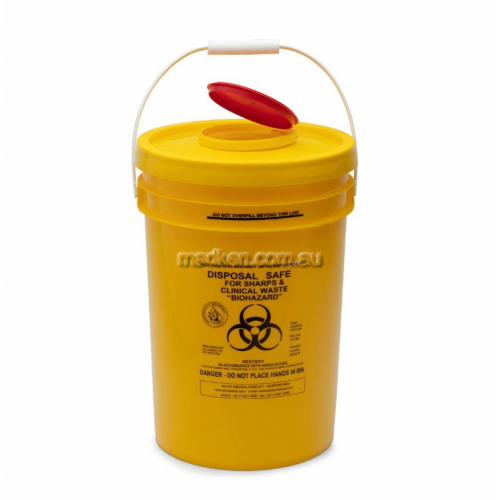 VC24LR Sharps Disposal Container Round 24L