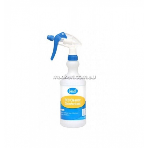 View BC9 Labelled Jet Spray Bottle and Trigger details.