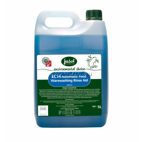 View EC14 Automatic Feed Warewashing Rinse Aid details.