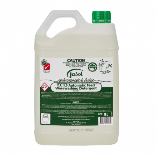 View EC13 Automatic Feed Warewashing Detergent details.