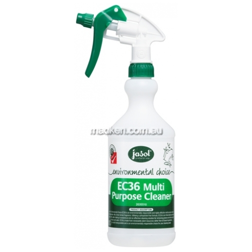 View EC36 Labelled Jet Spray Bottle and Trigger details.