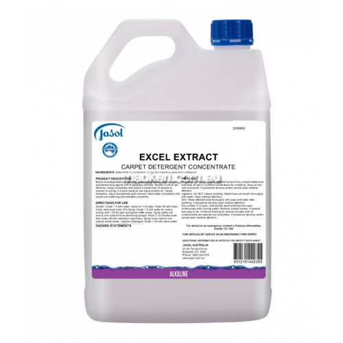 View Excel Extract Carpet Detergent Concentrate details.