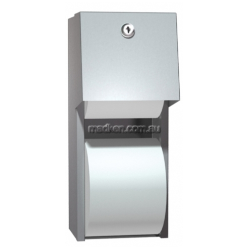 View 10-0030 Double Toilet Roll Dispenser Hide-A-Roll details.