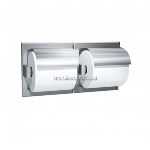 View 10-74022-H Double Toilet Roll Holder Recessed details.