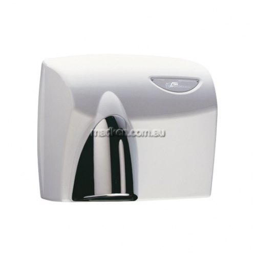 Hand Dryer 63dB White Chrome