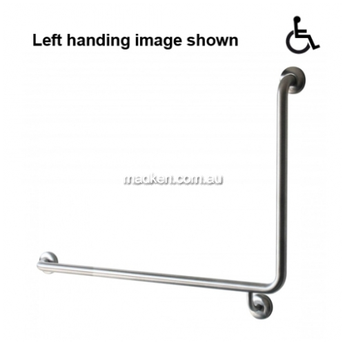 View GNN-9 Toilet Grab Rail 90 Degree 965 x 600mm details.