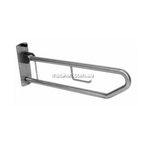 View JDM-GDD-TRH Drop Down Grab Rail With Toilet Roll Holder details.