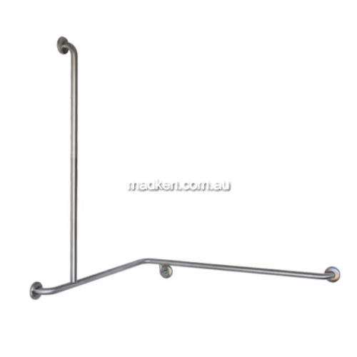 JDM-GEC-1 Shower Grab Rail Combination Horizontal and Vertical Left Hand