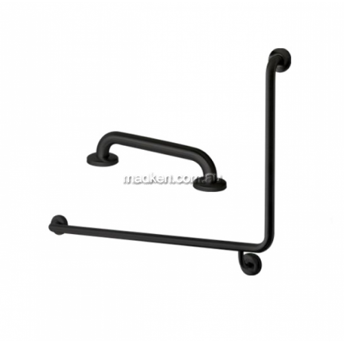 JDM-GTP-9-41 Toilet Grab Rail Set 90 Degree Left Hand