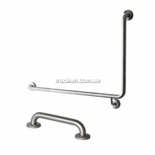 View JDM-GTP-9 Toilet Grab Rail Set 90 Degree Left Hand details.