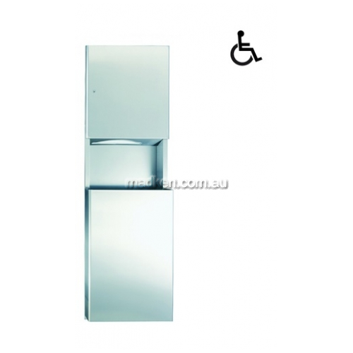 View 10-9469 Combination Unit Towel Dispenser and 49L Waste Bin details.