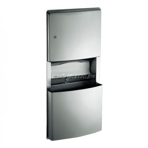 10-204623 Combo Unit Towel Dispenser Waste Bin 11.2L