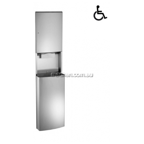 View Combination Unit Paper Towel Dispenser and 56L Waste Bin details.