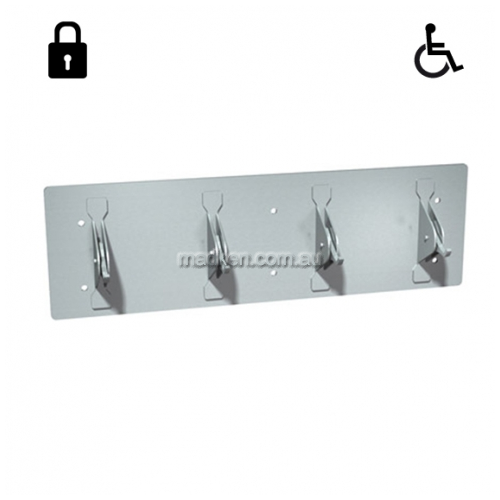 View 10-127 Clothes or Towel Hook Strip 4 Hooks details.