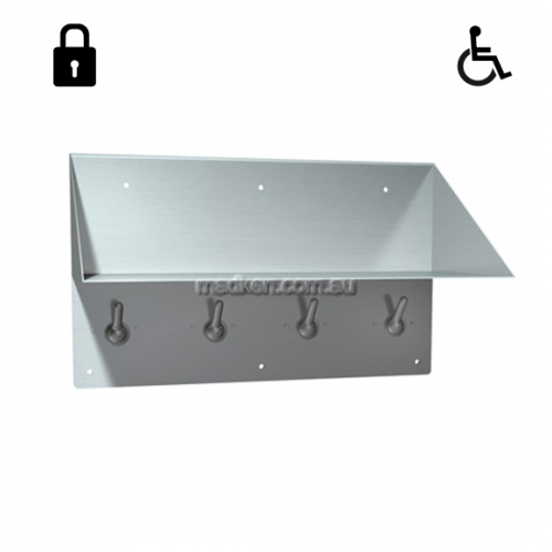 View 10-128-1 Book Shelf and Clothes Hook Rack details.