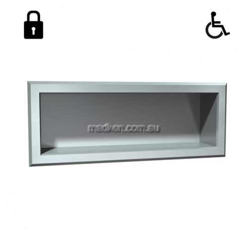 View 10-130 Recessed Shelf Rear Mount details.
