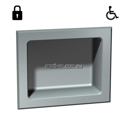 View 10-140Recessed Soap Dish Rear Mount details.