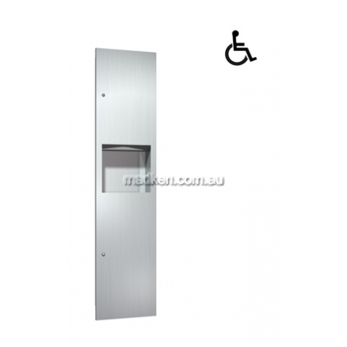 10-6467 Combo Unit Towel Dispenser and 16L Waste Bin