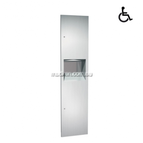 10-64676 Recessed Paper Towel Dispenser and Waste Bin 26.5L Combo Unit