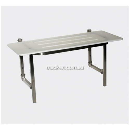SS960S Folding Shower Seat Slotted Disabled Compliant