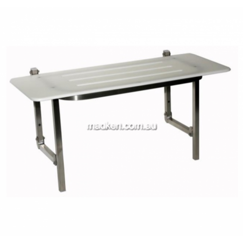 View SS960S Folding Shower Seat Slotted details.