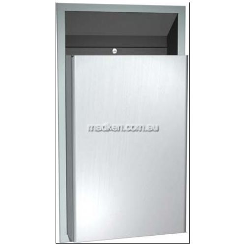 View 10-0458-9 Waste Bin 46L Surface Mounted details.
