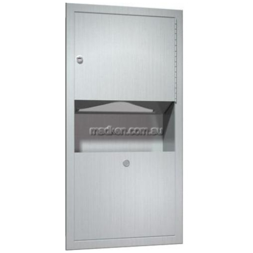 10-0462-AD Combo Unit Paper Towel Dispenser Waste Bin 7.6L