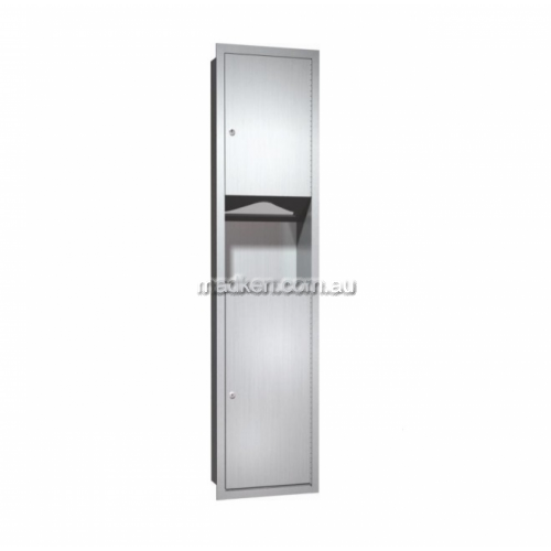 10-0467 Combo Unit with Paper Towel Dispenser and Waste Bin 26L