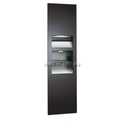 10-64672-2-41 3 In 1 Combo Unit Towel Dispenser Hand Dryer and Waste Bin 26L