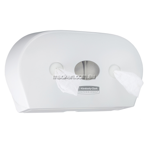 7186 Mini Twin Centre Pull Toilet Tissue Dispenser 