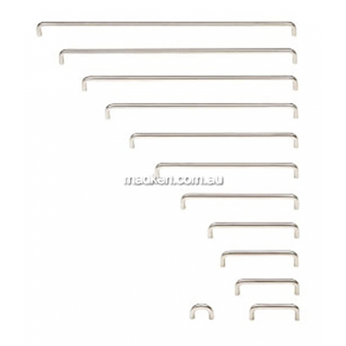 100 D-Pull Door Handle 10mm Dia