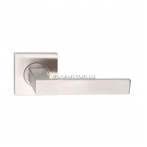 L100Z Door Handle Square Rose Pair