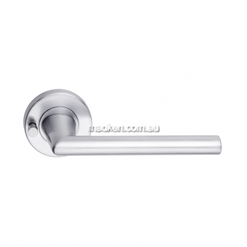 888-8-PV Door Handle Round Rose Pair Privacy Button