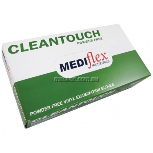 View Disposable Vinyl Gloves Powder Free Medium details.