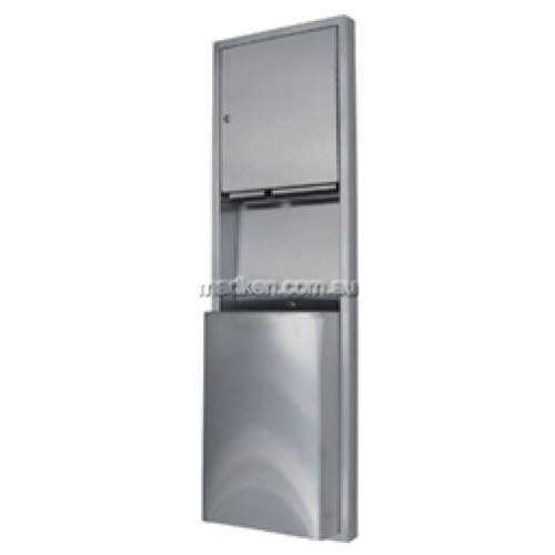 View 2-In-1 Combo Unit with Paper Towel Dispenser and Waste Bin 49L details.