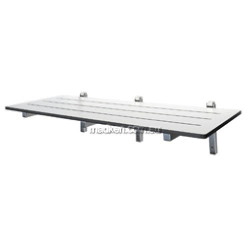 View ML991 Folding Shower Seat Stainless Steel Frame details.