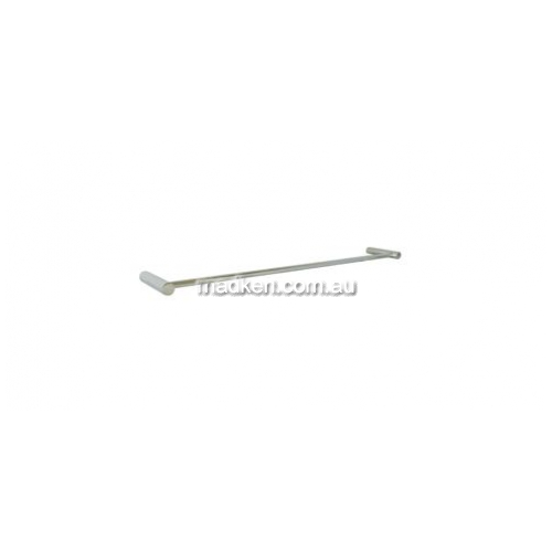 View ML6008 Single Towel Rail Straight Round Mounting details.
