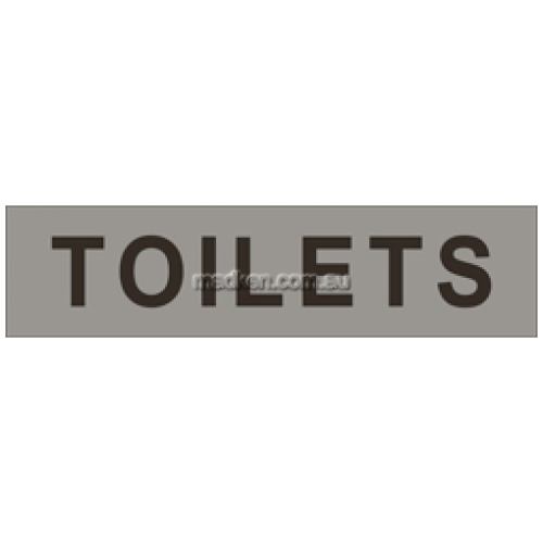 ML16051 Sign Toilets (No Symbol or Braille)