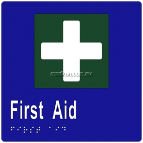 ML16095 Braille Sign First Aid