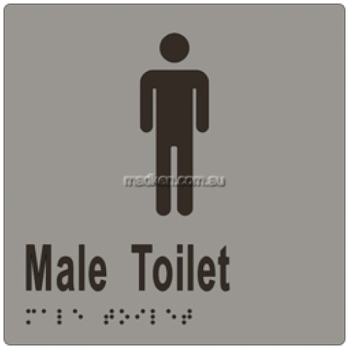 ML16242 Braille Sign Male Toilet
