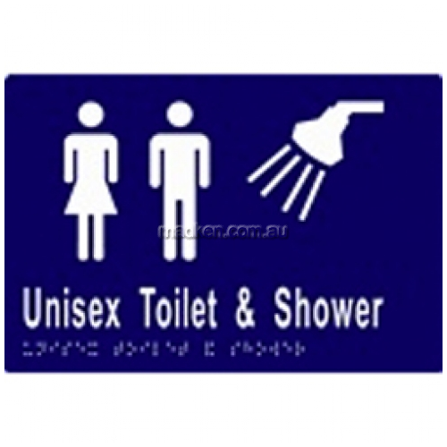ML16306 Braille Sign Unisex Toilet and Shower