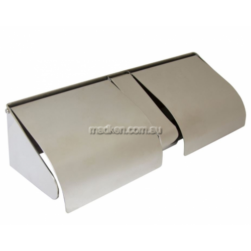 ML271 Double Toilet Roll Holder Lockable and Hooded