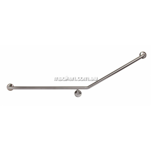 View MLR101 Toilet Grab Rail  840mm x 700mm Left Hand 30 Degree details.