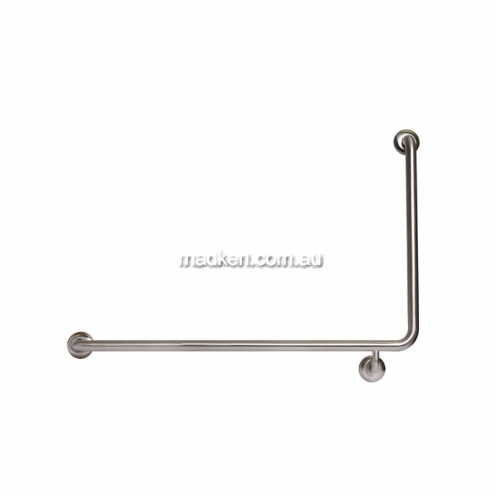 View MLR103 Toilet Grab Rail Left Hand 90 Degree details.