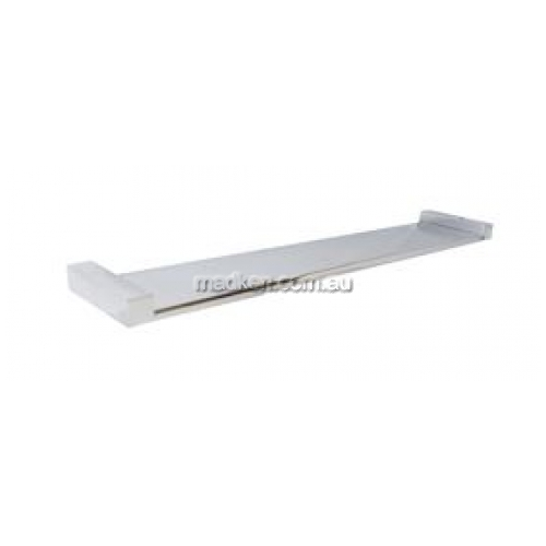 View ML6080 Bathroom Shelf Square Mounting details.