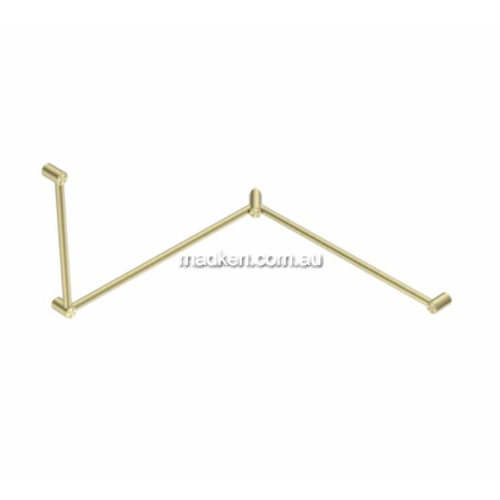 View NRCR3290C Toilet Grab Rail 90 Degree Continuous Wraparound details.