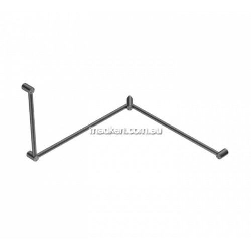 View NRCR3290C Toilet Grab Rail 90 Degree Continuous Wraparound details.