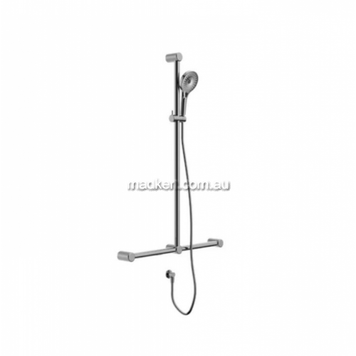 NRCS006 T Bar Grab Rail and Adjustable Shower Set
