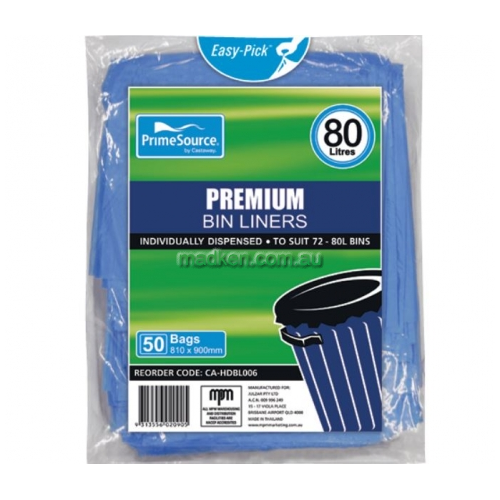 View Easy-Pick Garbage Bags 80L - LAST STOCK details.