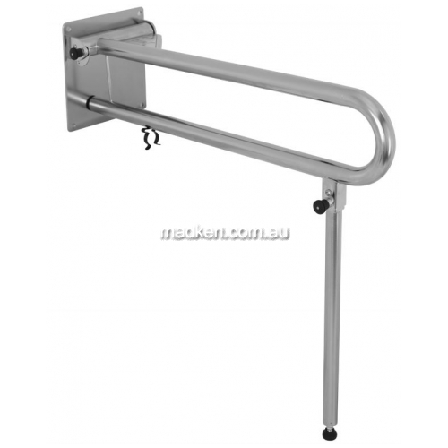 View RBA4007-112 Grab Rail Drop Down with Leg details.